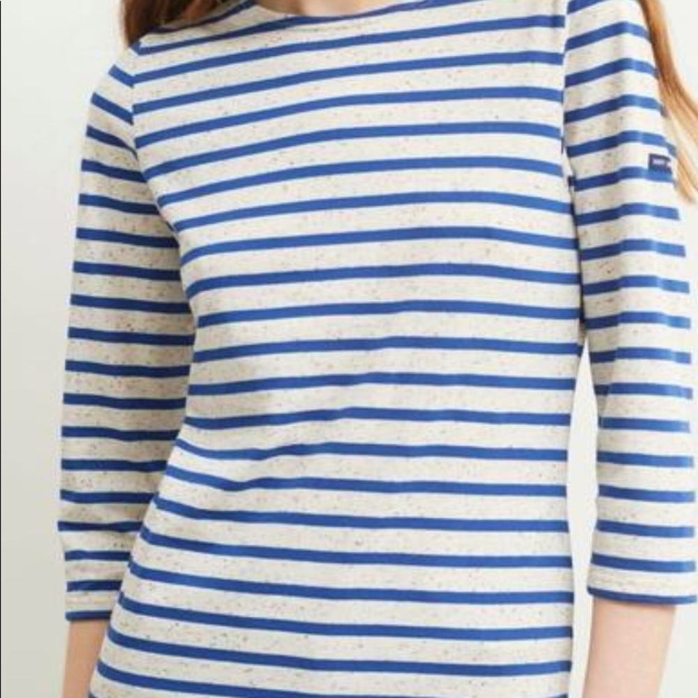 NWT Saint James Galathee shirt with 3/4 sleeves. L